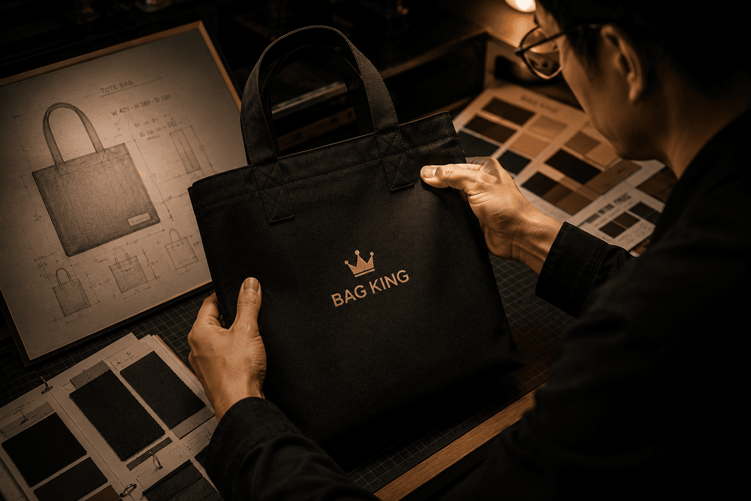 品牌提袋設計打樣情境